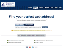 Tablet Screenshot of domainstore.cvctx.com